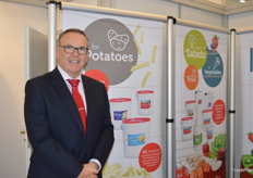 Martin Clarke from Drywite. The company were in Hall 9 for the first time and Martin commented that it was a great position.